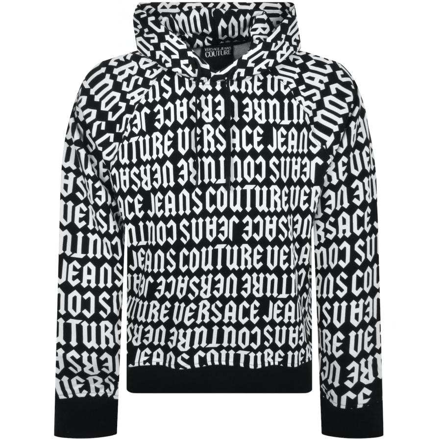 Versace Jeans Couture Logo Hoodie Black
